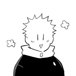Telegram sticker ⚫️ Yuji Itadori | @Toji_sama