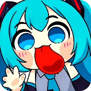 Sticker 🥰 Hatsune Miku @Rucodellllstick