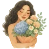 Video sticker 🤩 Love for flowers f...