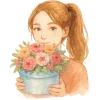 Video sticker 🤩 Love for flowers f...