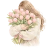 Sticker 🤩 Love for flowers from @emoji_from_katejka
