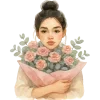 Video sticker 🤩 Love for flowers f...