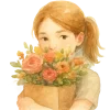 Video sticker 🤩 Love for flowers f...