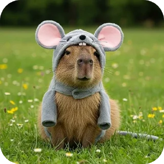 Telegram sticker 🐶 Capivara by: @Sentenciou