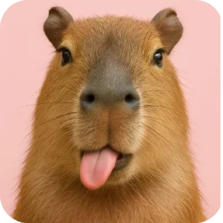 Sticker 👄 Capivara by: @Sentenciou