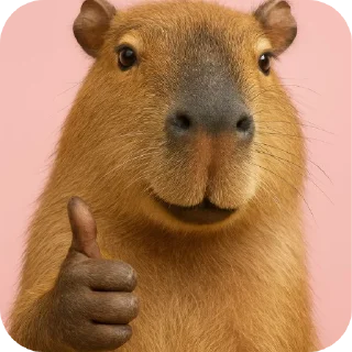 Video sticker 🐾 Capivara by: @Sentenciou