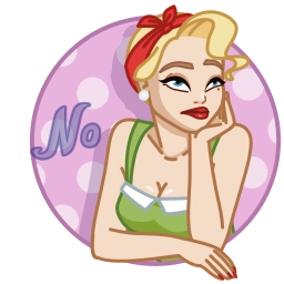 Telegram sticker 😒 Cutie Madeline ( @ Cutyemadeli :: @fStikBot