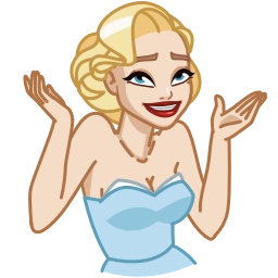 Telegram sticker 🤷‍♀️ Cutie Madeline ( @ Cutyemadeli :: @fStikBot