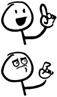 Telegram sticker 🤨 NickGame17's Sticker Pack
