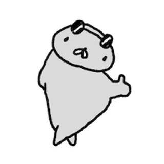 Sticker ⭐ 선선한날 헐랭이물개 @moe_sticker_bot