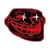 Sticker 👹 Troll Face  ( @becoaum )       . @TgEmojis_bot