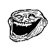 Sticker 👹 Troll Face  ( @becoaum )       . @TgEmojis_bot