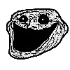 Sticker 👹 Troll Face  ( @becoaum )       . @TgEmojis_bot