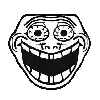 Sticker 👹 Troll Face  ( @becoaum )       . @TgEmojis_bot