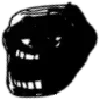 Sticker 👹 Troll Face  ( @becoaum )       . @TgEmojis_bot