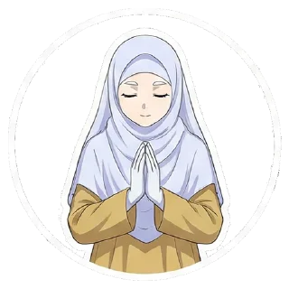 Telegram sticker 🙏 Мусульманская Фрирен