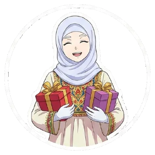 Telegram sticker 🎁 Мусульманская Фрирен