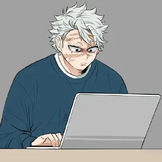Telegram sticker 💻 Demon slayer @Toji_sama