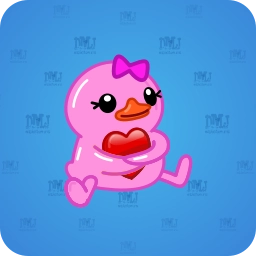 Telegram sticker 🎁 Utya Loves NFT concept (@DMJ_Stickers)