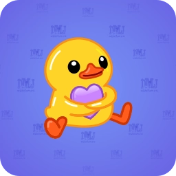 Telegram sticker 💜 Utya Loves NFT concept (@DMJ_Stickers)