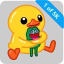 Video sticker 🎁 Utya Loves NFT concept (@DMJ_Stickers)