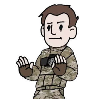 Телеграм стикер 🤨 Payton Gendron