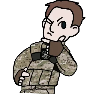 Телеграм стикер 🤔 Payton Gendron