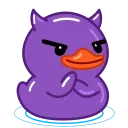 Video sticker 😈 Full Duck's Emoji