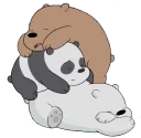 Video sticker 😴 WeBareBears