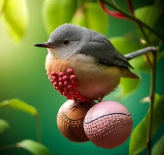 Sticker 🌟 Мадагаскарский яйценосный дрозд