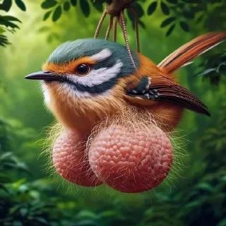 Telegram sticker 🌟 Мадагаскарский яйценосный дрозд