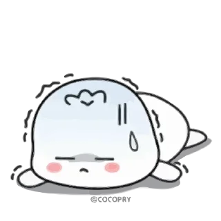 Telegram sticker 😓 Chubby Bao-😋@MochaStickers