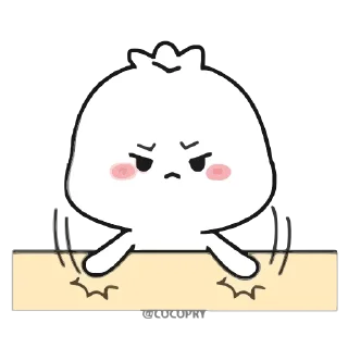 Telegram sticker 😠 Chubby Bao-😋@MochaStickers