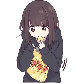 Telegram sticker 😋 Куруми-чан @Nyasticks