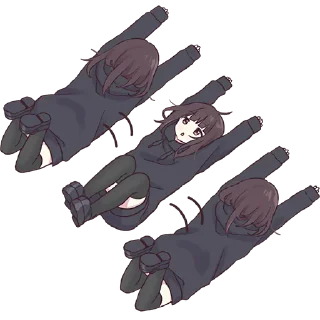 Telegram sticker 🫠 Куруми-чан @Nyasticks