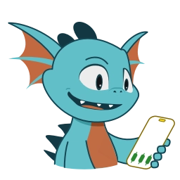 Телеграм стикер 📈 Babyloong