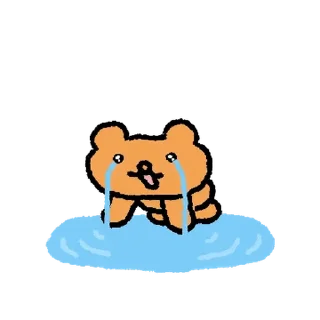 Video sticker 💬 베어꾸로 말하라꾸 6 By @KakaoEmoticon