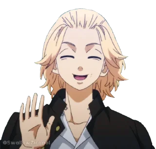 Telegram sticker 🙋‍♂️ Tokyo Revengers • @SwallowZireael