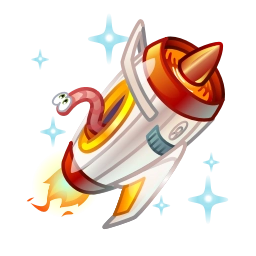 Sticker 🚀 Stellar Rocket