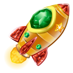 Sticker 🚀 Stellar Rocket