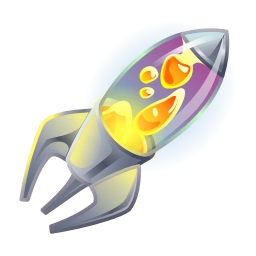 Sticker 🚀 Stellar Rocket