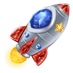 Sticker 🚀 Stellar Rocket