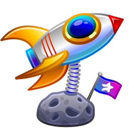 Sticker 🚀 Stellar Rocket
