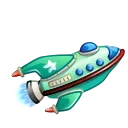 Video sticker 🚀 Stellar Rocket
