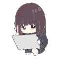 Video sticker ❓ Menhera toxic @anime_stickerr