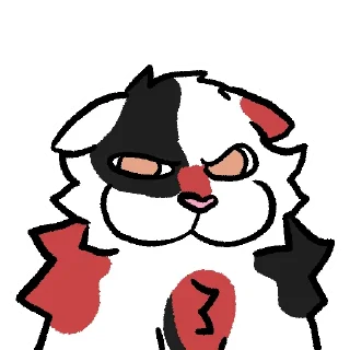 Telegram sticker 😠 chibi calisto