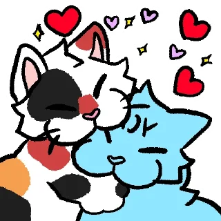 Telegram sticker 🥰 chibi calisto