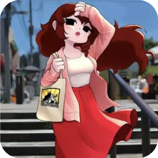 Telegram sticker ❤ Girlfriend by @nikadetki228