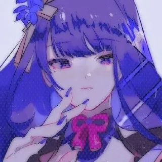 Telegram sticker 💜 Райден 🛐💜