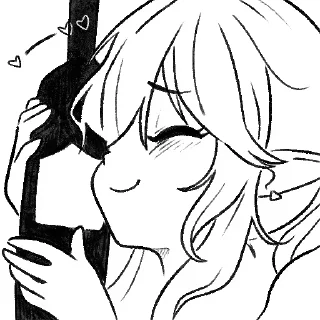 Telegram sticker 🍷 anime love @premstickery